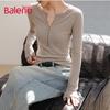 Baleno Women's Slim-Fit Long Sleeve T-Shirt