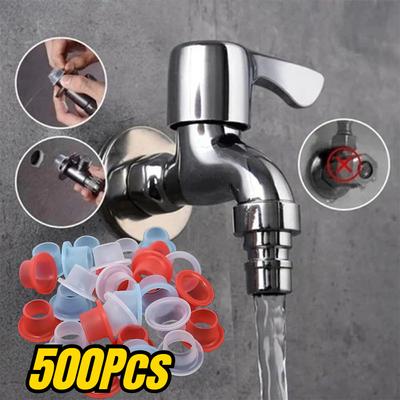 Παγκόσμια Φλάντζα Στεγανοποίησης για Βρύση Αδιάβροχο Στεγανωτικό Σιλικόνης Βύσμα Υδραυλικών Σπειρωτά Εξαρτήματα Σωλήνων Αδιάβροχη Αγκράφα Στεγανοποίησης