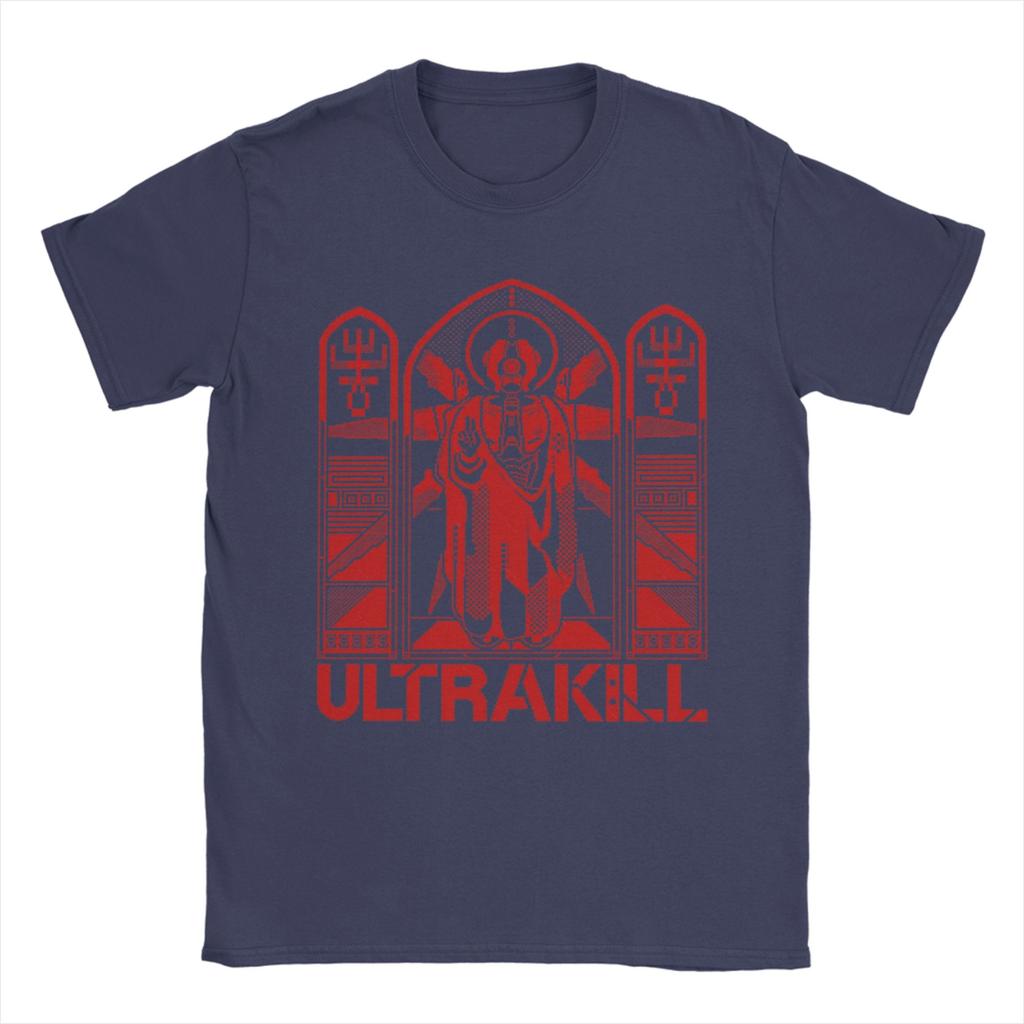 Men T-Shirts Ultrakill v2 Gabriel Casual Cotton Tee Shirt Short Sleeve  T Shirt Round Neck Clothing Plus Size