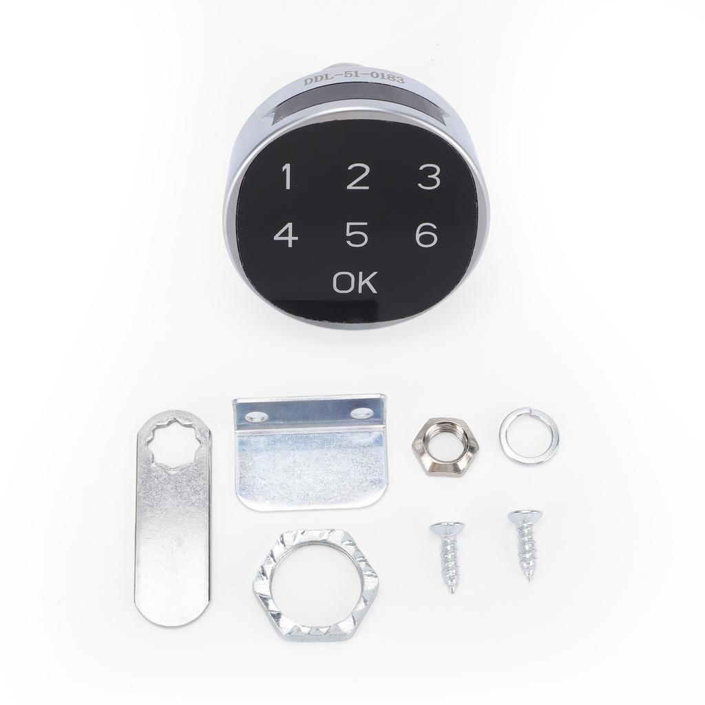 Digital Cabinet Lock with Combination Zinc Alloy Drawer Safe Smart Security Latch for Home Office Privacy Protection