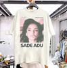 Sade Adu Seltenes Design Zeitlose Klänge Weißes T-Shirt