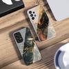 Golden Phoenix Unfolding For Samsung Galaxy S10 4G S20 11E 30 S21 22 S24 Fe Pro S23 S25 Ultra 5G S9 Tempered Glass Phone Case