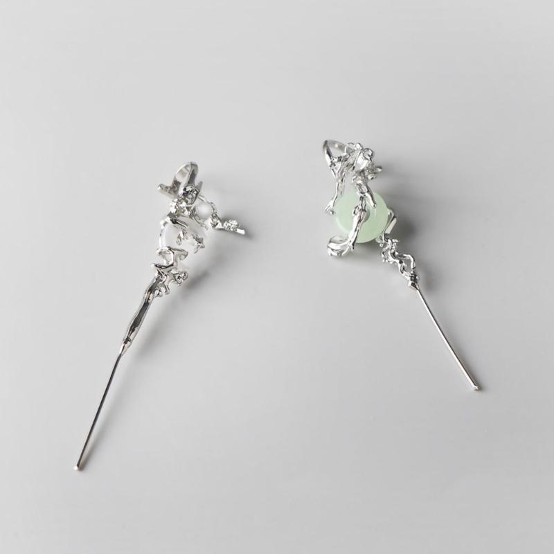 Multifuntional Studs Earrings To Improve Casual or Elegant Outfits Alloy Texture Cuff Earrings for Various Occasion