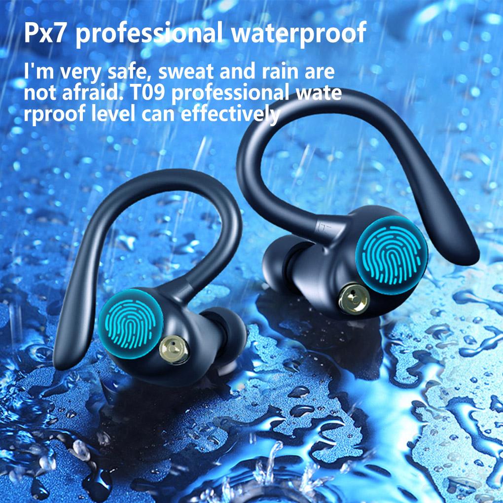 Noise Cancelling Bluetooth-compatible 5 2 Earphones Traveling Headphone Exercise Wireless Earhoook Headset Earbuds