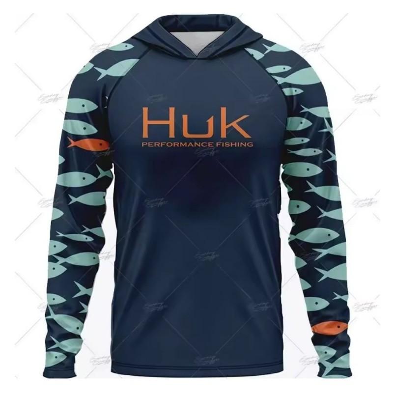 Mens Womens UPF 50 Quick Dry Fishing Hoodie Long Sleeve Sun Protection T-Shirt Summer Outdoor Sports Cycling