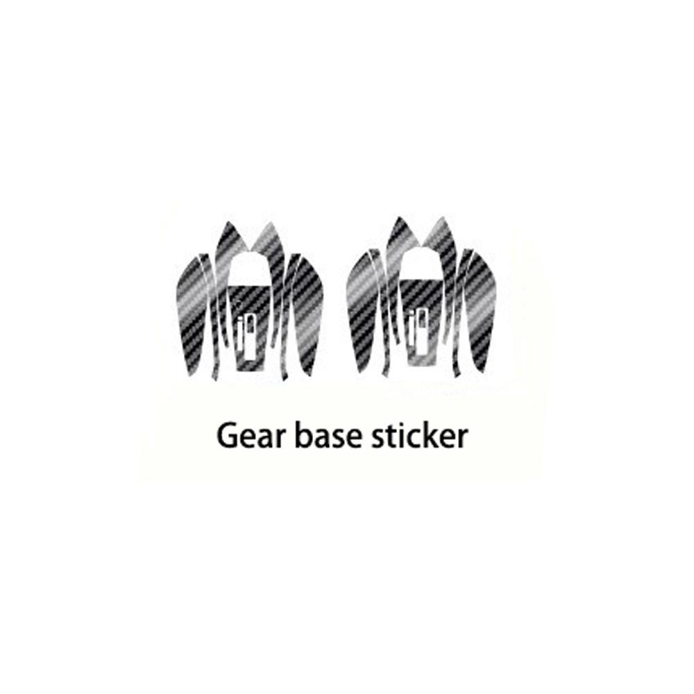 5D Carbon Fiber Pattern Car Interior Decals Trim Set For Nissan Kicks 2017-2021