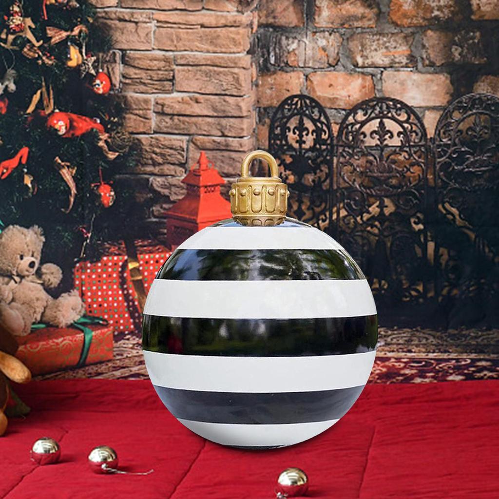 Large Christmas Inflatable Ball Outside Christmas Decorations Funny Inflatable Balloon for Porch Festival Wedding Party Garden