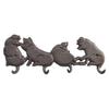Sturdy Cast Iron Construction 4 Pork Chop Hook for Daily Use In Outdoor and Indoor Spaces
