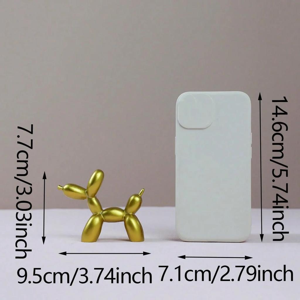 Resin Balloon Dog Sculpture Home Decor Table Decoration and Accessories Office Nordic Animal Decorative Sculptures and Figurines