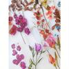 40sheets/Pack Vintage Flower Plants Notebook Decorative Stickers PET Decorative Stickers For Scrapbooking Label Diary Stationery Album Telephone