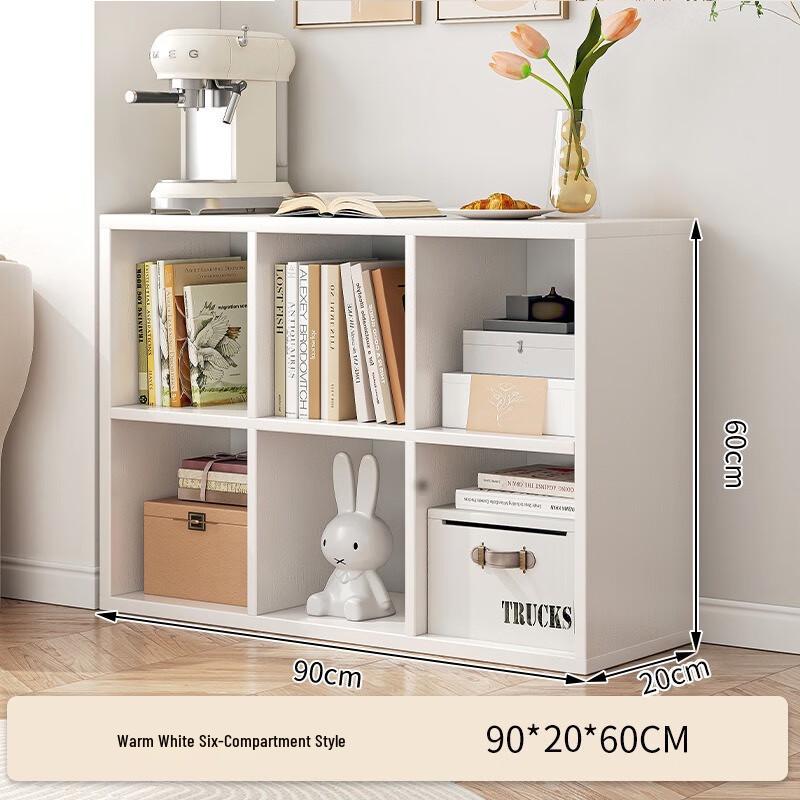 Modular Wood Bookshelf Storage Cabinet