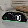 Temperature Display Digital Clock Humidity Display Desk Clock LED Alarm Clock  Living Room