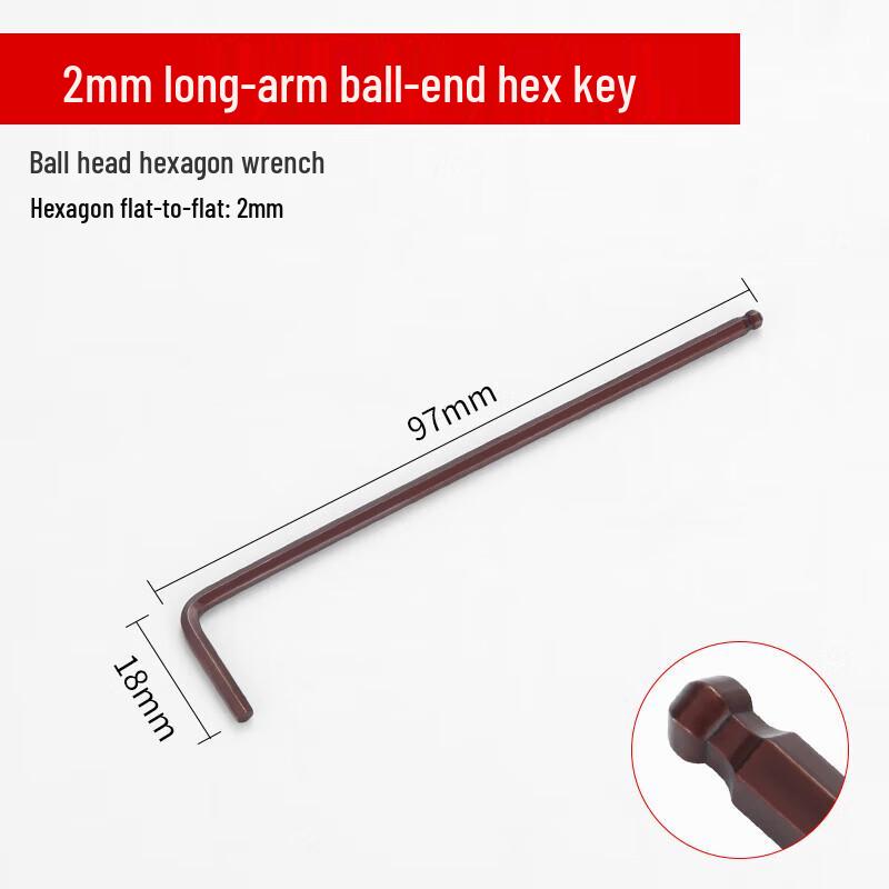 Wankajia L-Shape Ball-End Hex Wrench Set