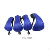 4 Pieces Mesh Golf Headcover Set Scratch Protection Driver Range Wood Hybrid Cover Padded Lining