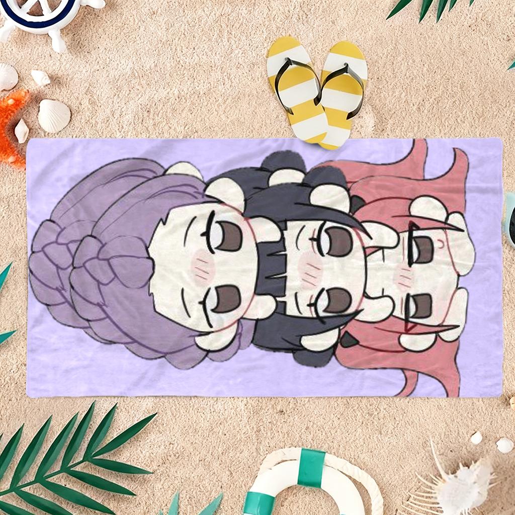 1pc Cute K-pop Beach Towel Quick-Drying Super Towel For Beach Pool Sport Yoga Gym Home Towel Gift for Friends Sand Free Towel