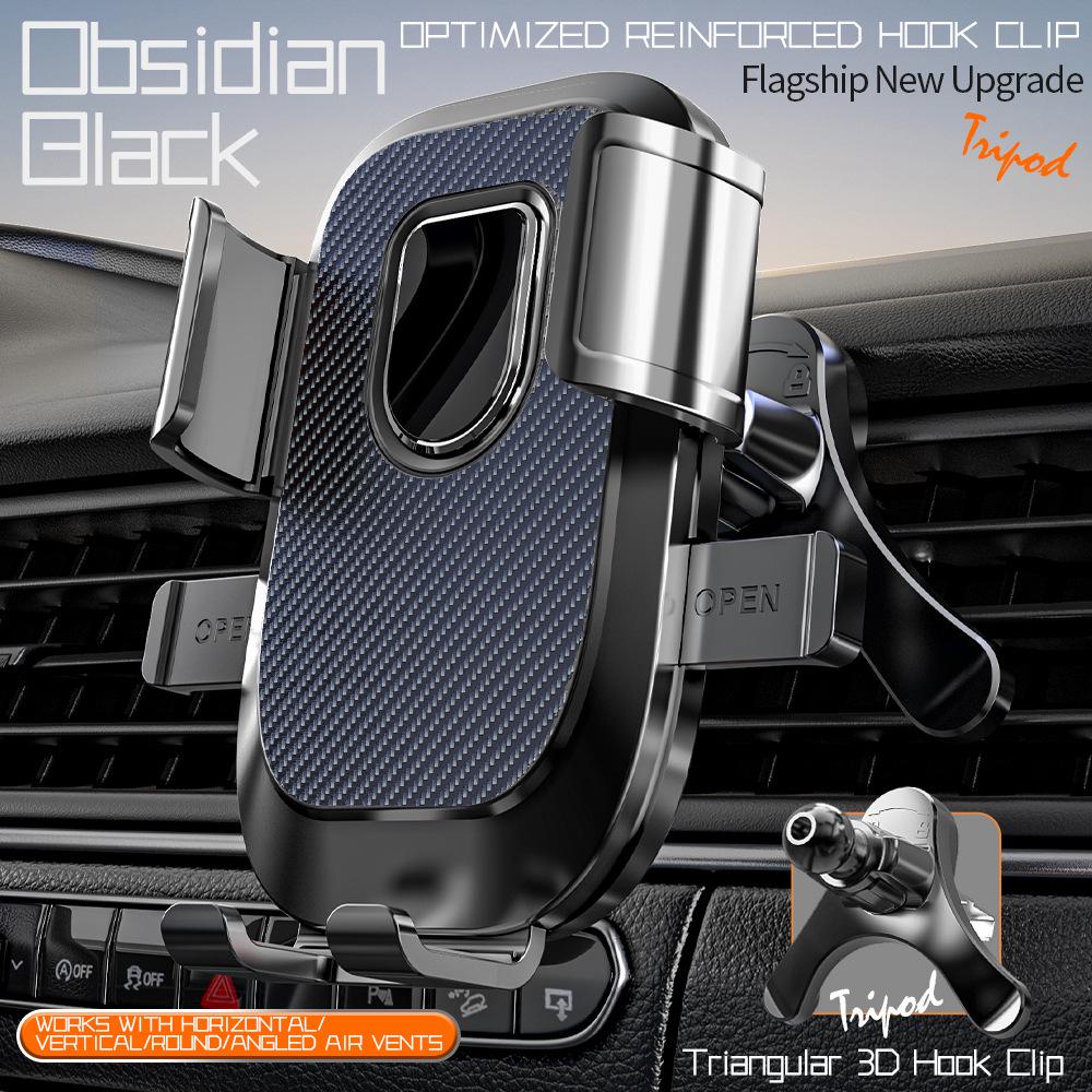 Universal Car Phone Holder: Air Vent Mount for Horizontal Screens