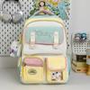 Cute color-blocking schoolbag girls' junior high school birthday department ins style large-capacity backpack casual student class backpack trend