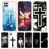 Phone Case For Samsung A13 A33 A35 A55 A73 A53 A23 A51 A71 A21S A31 A41 A05s A03S A15 A25 5G Cover Bible Jesus Christ Cross