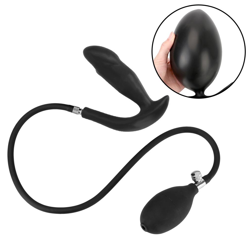 Große Dildo Pumpe Silikon Butt Plug Aufblasbare Anal Plug Erweiterbar Butt Dilator Sex Shop Erwachsene Sex Spielzeug für Frauen