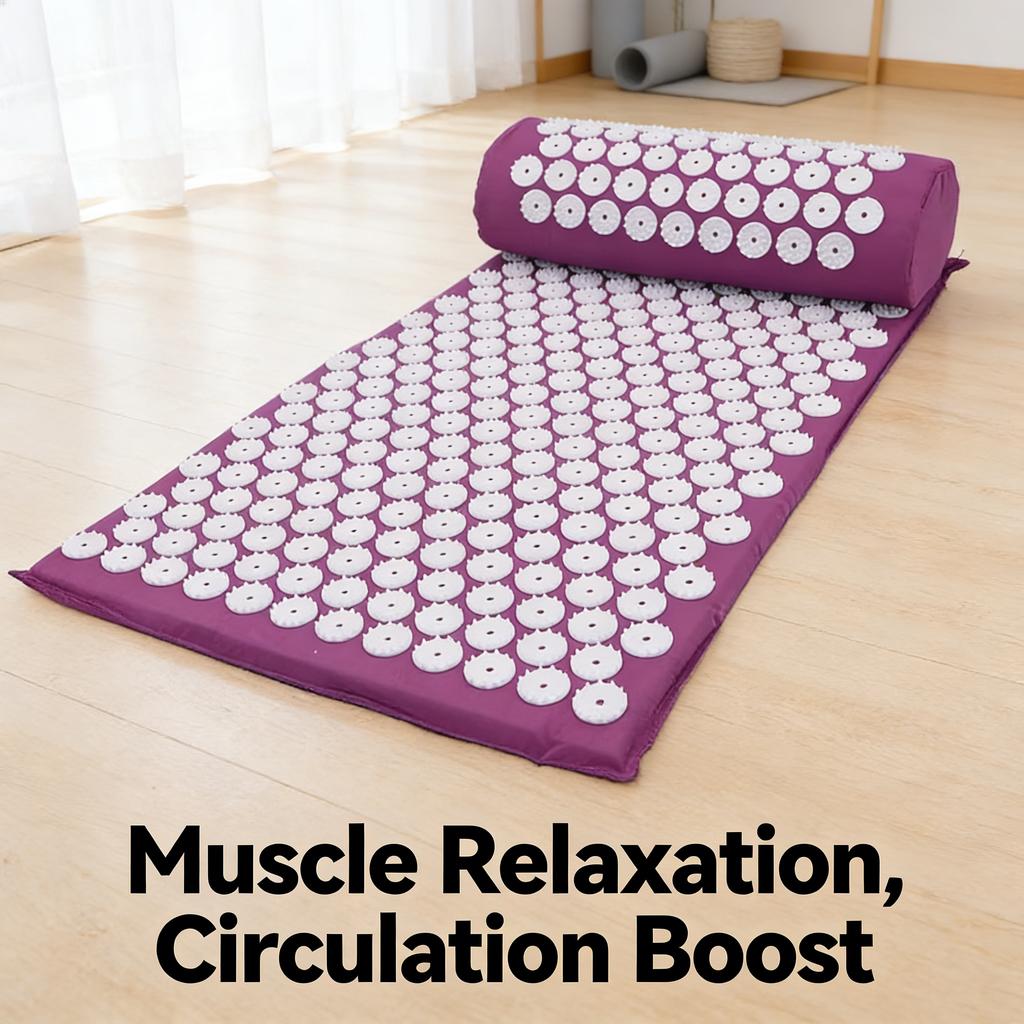 Acupressure Mat: Relieve Pain, Stress & Improve Sleep