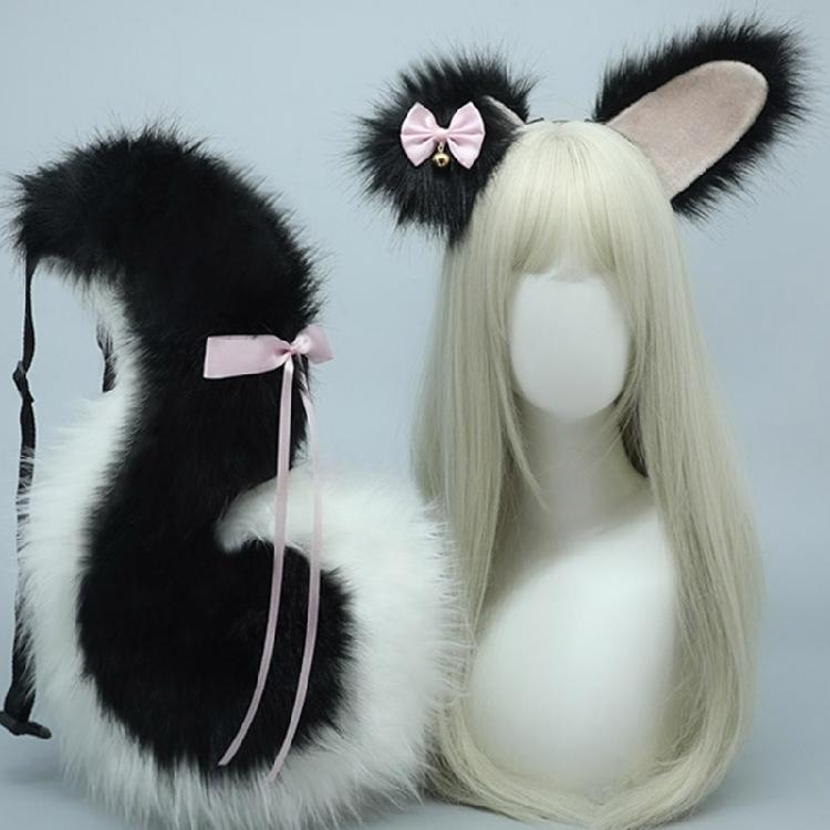 Dog Foxes Wolf Animal Cosplays Costume Ears Headbands Tail Dog Ears Headbands Tail