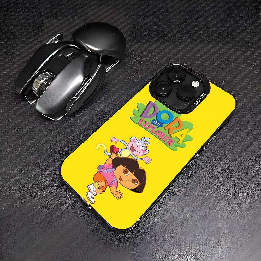 

Cute D-Dora Phone Case For IPhone17 Air 16 15 14 Plus 13 12 11 Pro 7 8 XS Max XR Silver Black Bumper Case iPhone 14ProMax
