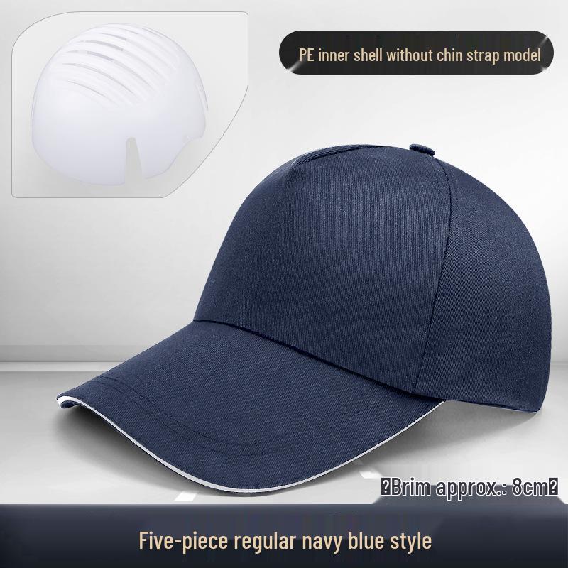 Lightweight Anti-Collision Breathable Duckbill Safety Helmet for Workshop and Worksite, Baseball Cap Style with Logo.