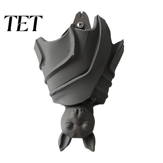 3D Printed Flower Pot Bat Resin Plant Hanger, Gothic Hanging for Garden Alternative Home Ornament Decoration, Weatherproof Succulents Planter