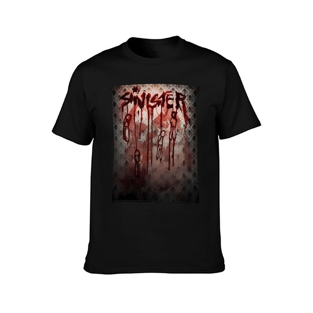T-Shirt mit finsterem Horrorfilm-Motiv, Grafik-T-Shirt für Jungen mit Tiermuster, Herren-T-Shirt