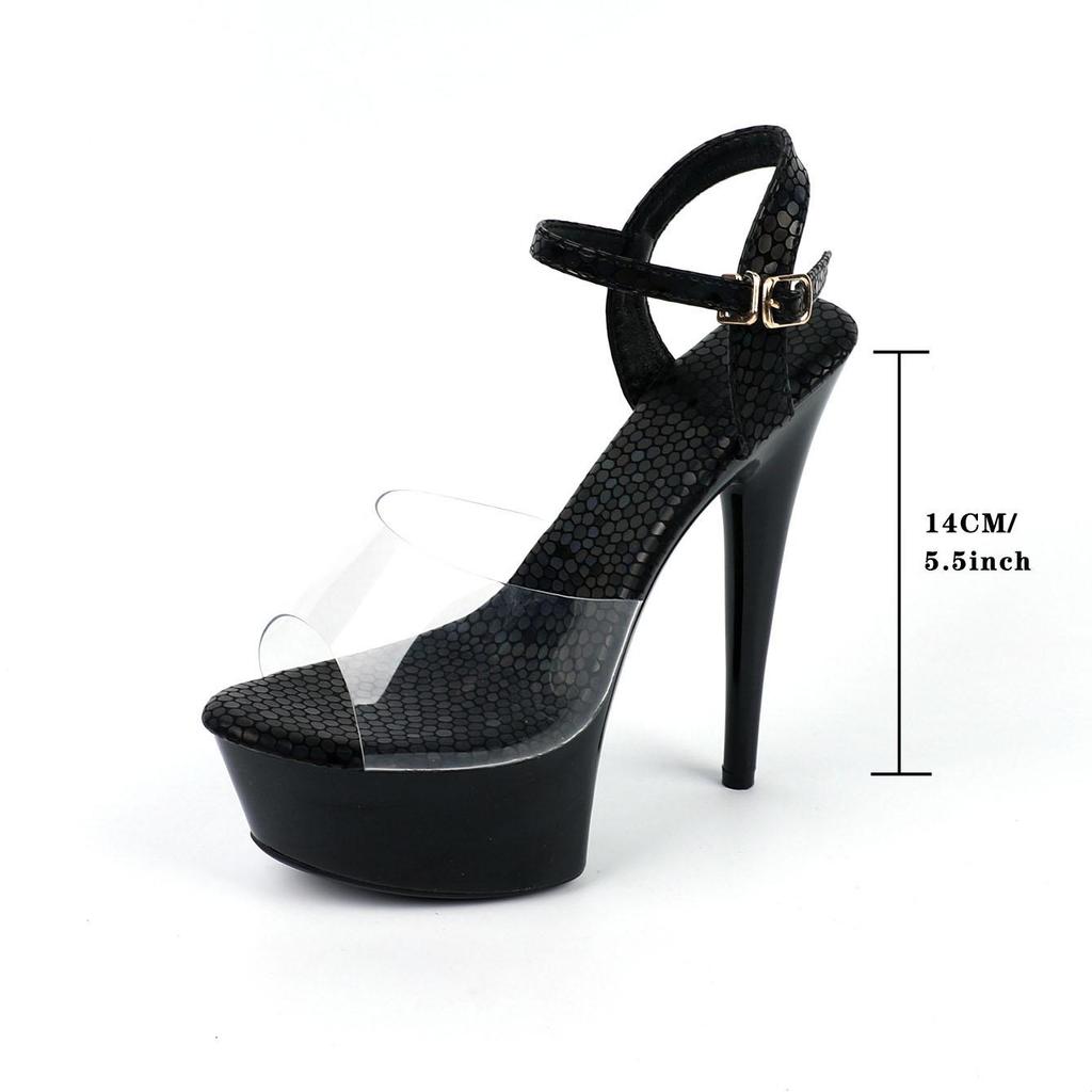Model Wedding Spring And Summer Party Breathable Fashion Nightclub Stiletto Sandals LFD