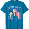 Kpop Dämonenjäger Geburtstag Chibi Gruppe T-Shirt | Trendige Fanbekleidung für Erwachsene