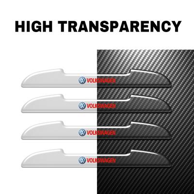 2026 Hot For VW VOLKSWAGEN 4pcs Car Door Edge Anti-collision Bumper Strips Protector Stickers for Volkswagen VW Beetle Tiguan Pa