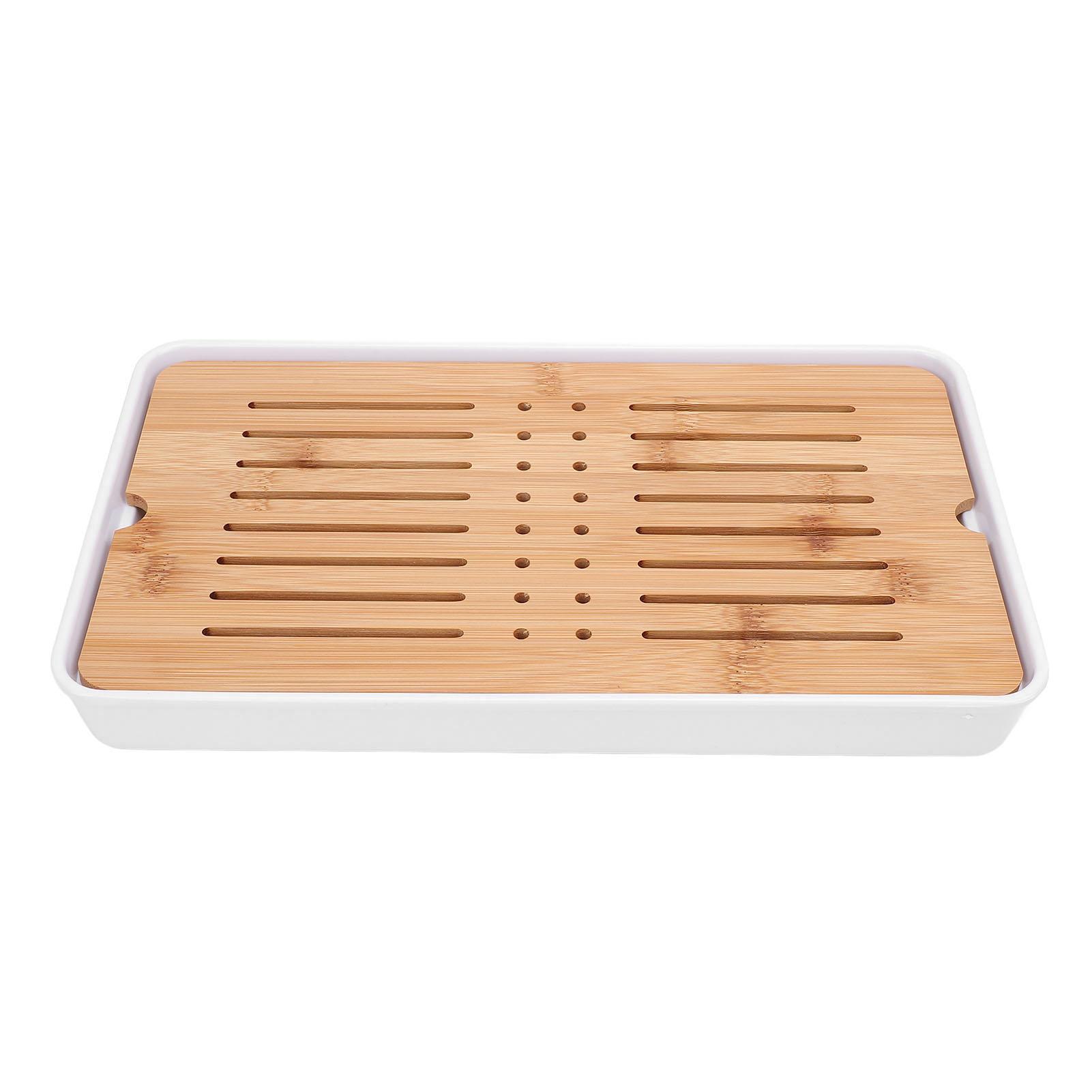 

Поднос для сервировки чая с дренажем для хранения воды, китайский поднос для чая в стиле кунг-фу, ящик для чайного стола для домашнего офиса 33x19x4cm/13x7.5x1.6in