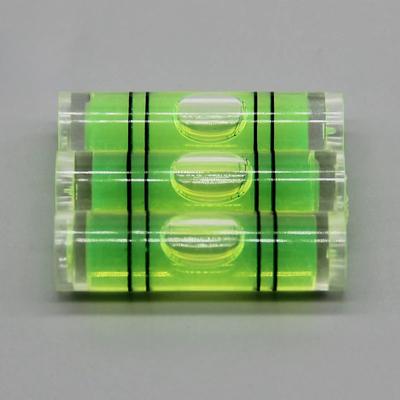 100pcs 9.5*34mm Cylindrical Bubble Spirit Level, Acrylic Spirit Level for Frame TV or Wall-mounted TV
