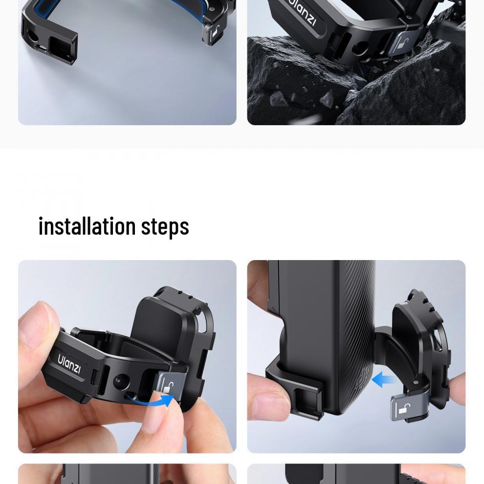 Ulanzi PK13 Quick Release Frame for DJI Pocket 3 Camera