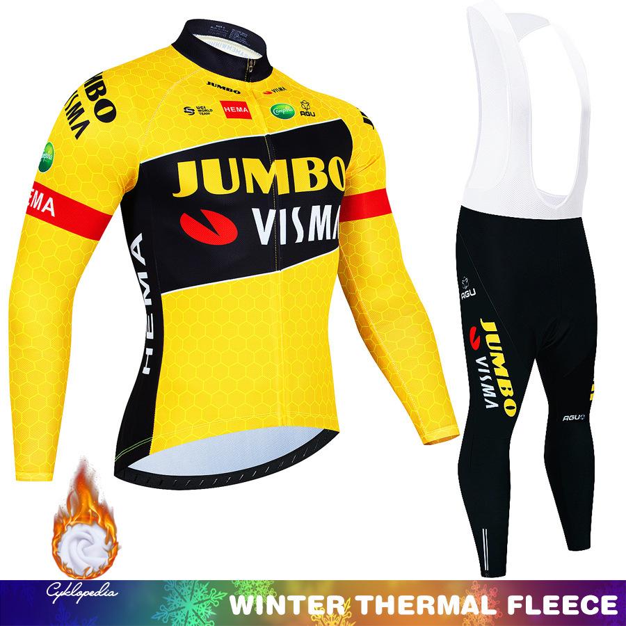 Men's and Women's Fleece Cycling Clothes Strap Set Road Mountain Bike Bicycle Thermal Cycling Shirt 2026 Winter Fleece Thermal Cycling Clothes Set