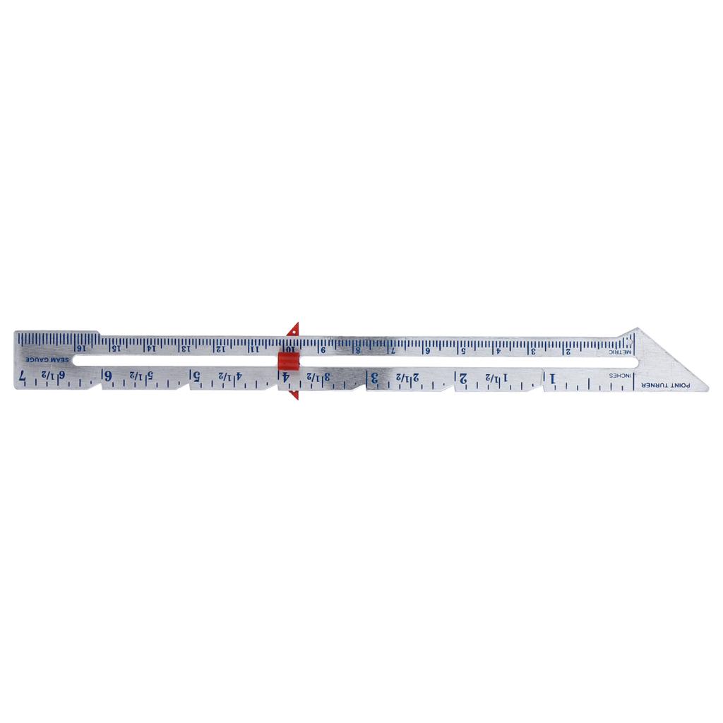 Quilting Ruler Seam Allowance Pointed Edge Sewing Measuring DIY Tools for Positioning Amount Button Margin Parallel