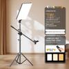 Professional LED Fill Light for Streaming, Broadcasting, Photography, and Beauty Enhancement