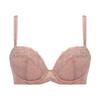 AMOSTYLE Dream Bra Light Bra Panty Line M019 Size F70M & Set, Flowers, (Pink),