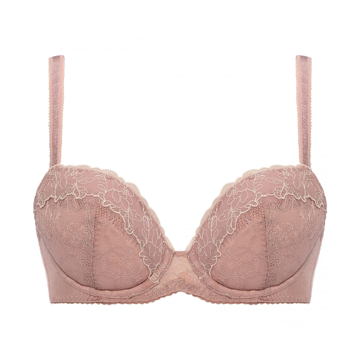 

AMOSTYLE Dream Bra Легкий бюстгальтер Без следов от трусиков M019 Размер F70M и Комплект, Цветы, (розовый),