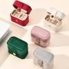 Mini Jewelry Storage Organizer Box Ring Earring Storage Box Portable Travel Handheld Small Jewelry Box Case
