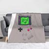 Games Console Handheld Gamer Blanket Fleece Print Controller Multifunction Lightweight Throw Blankets for Travel