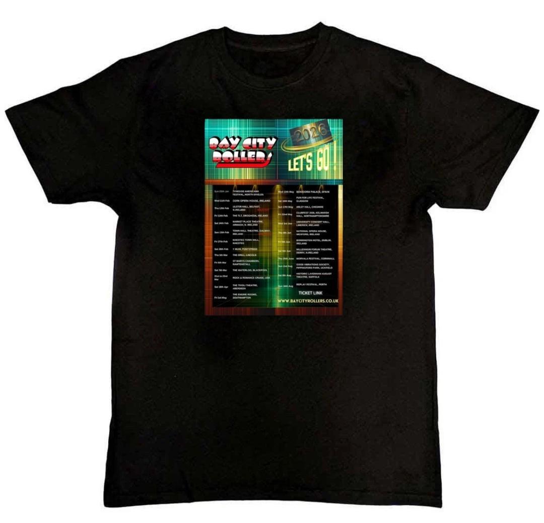 Bay City Rollers Let s Go Tour 2026 Mens T-Shirt S-4XL S