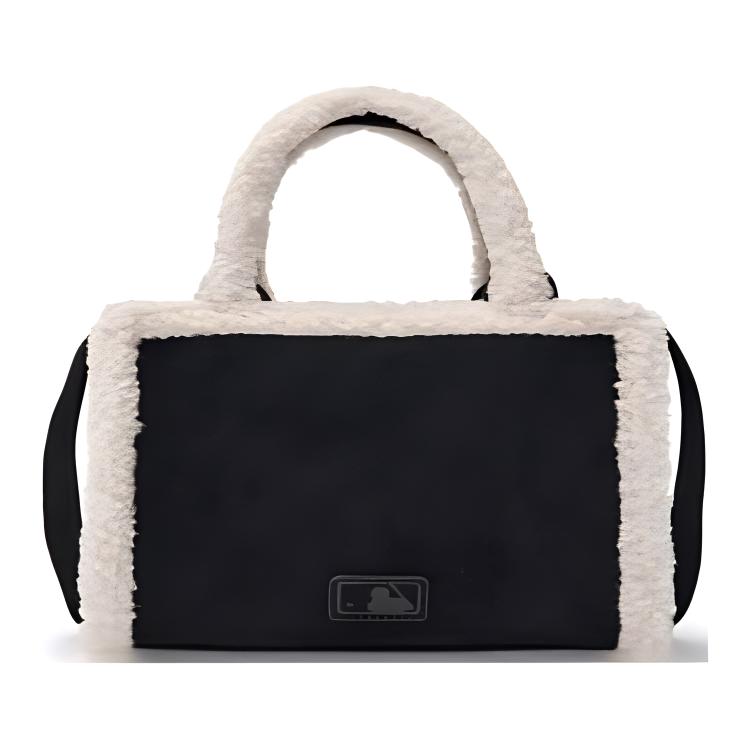 New MLB Polyester Tote Bag, Shopping Bag, Shoulder Bag, Crossbody Bag, Handbag Small Women's Black 3AORS0746-50BKS