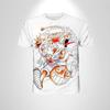 T-shirt da Uomo Anime One Piece 2025 Cartone Animato Manica Corta Cosplay Luffy Top di Gamma Larga e Traspirante Abbigliamento da Uomo Nero