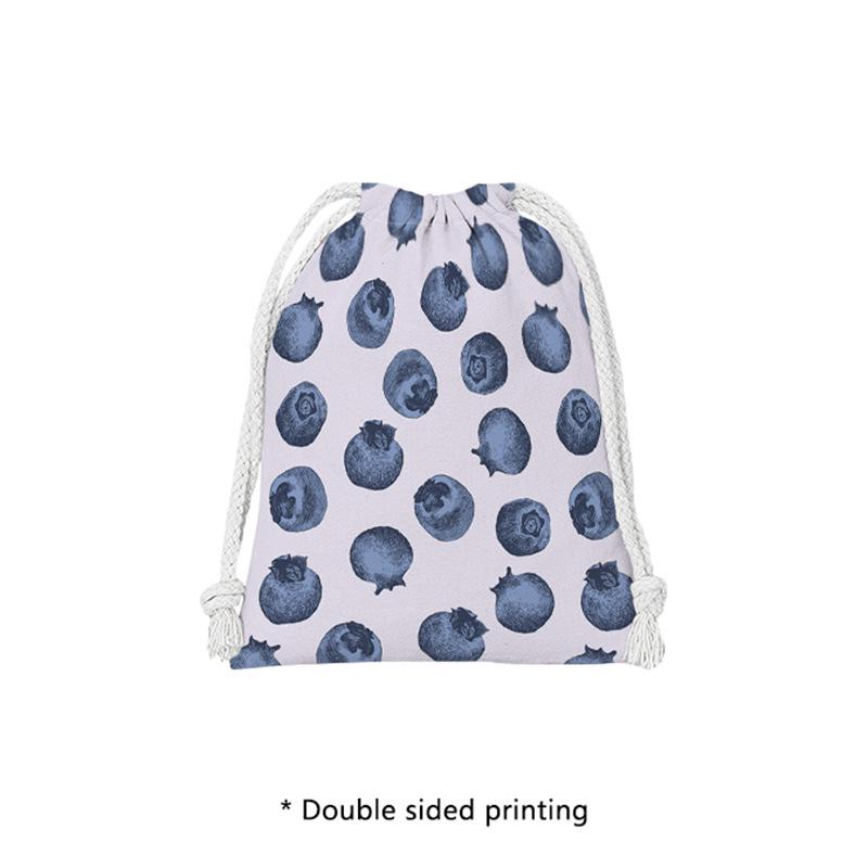Portable Cross-Border Drawstring Bag: Jewelry and Makeup Organizer for Christmas Small: 14x16cm