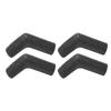 4PCS Motorcycle Gear Shift Lever Shoe Protector Rubber Anti Slip Universal for Street Dirt Bikes ATVs Black