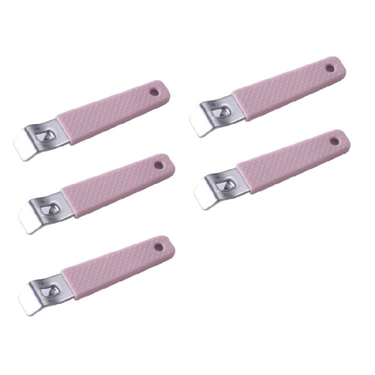 

5Pieces Ergonomic Twist Off Opener For Tight Lids And Caps For Elderly And Kids Plastic Build розовый
