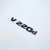 3D Letters V250d V300d NIGHT EDITION ABS Emblem for Mercedes Benz V Class W447 Car Fender Badge Trunk Nameplate Logo Sticker IX6