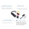USB Sound Video Capture Card Adapter with USB Cable USB 2.0 To Video Capture Converter For TV Capture Device